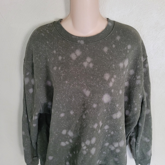Wild Fable Green Tie Dye Pullover Sweatshirt Size Women's Small - Picture 3 of 8